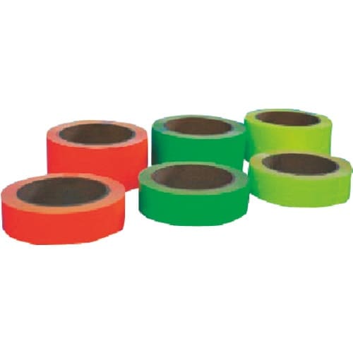 つくし 蛍光テープ グリーン 30mm幅×10m