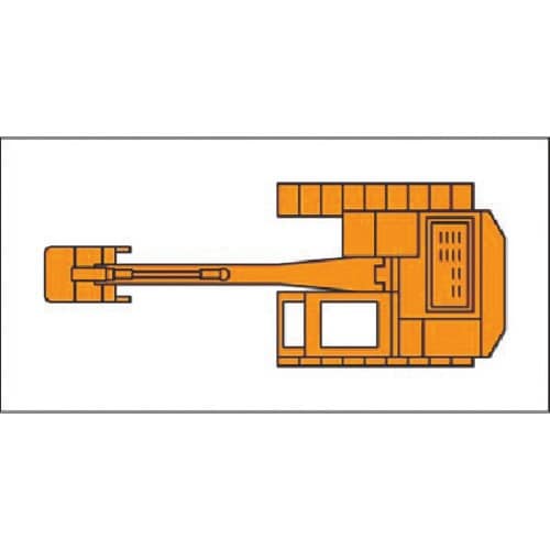 つくし ミニ重機マグネット平面タイプ 油式圧パワー
