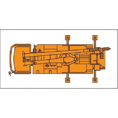 つくし ミニ重機マグネット平面タイプ コンクリート