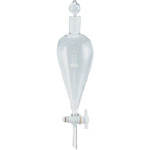 TGK 分液ロート スキーブ型 1L TF活栓付