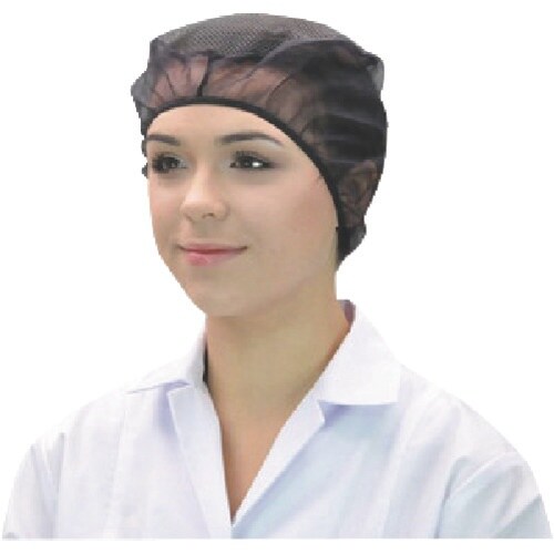 TGK ネットキャップ 66150BL 黒 50枚