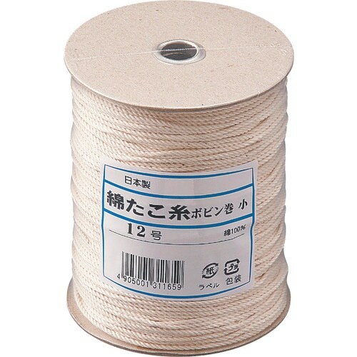 TKG 綿 たこ糸 ボビン巻 小 12号