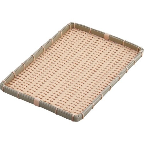 TKG 萬洋 樹脂 身竹角長かご 浅 45号