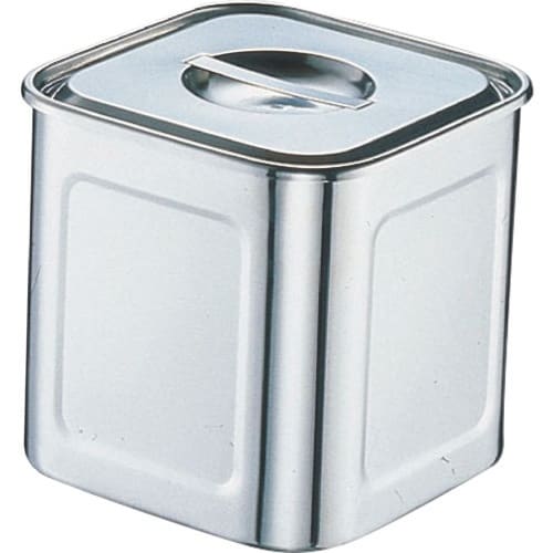 TKG YUKIWA 18−8深型角キッチンポット