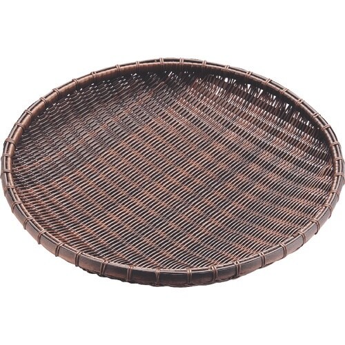 TKG 萬洋 樹脂 丸ザル 茶 45cm 91−0