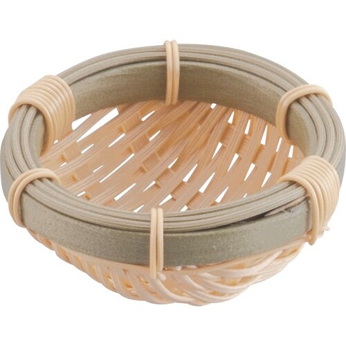 TKG 萬洋 樹脂 身竹丸ざる 深 10号