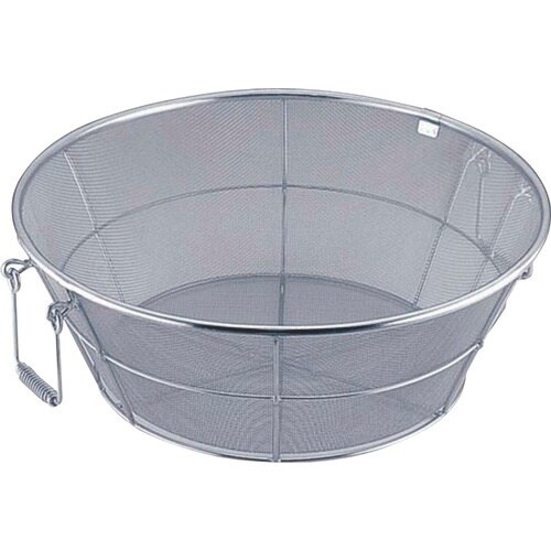 TKG 弁慶 18−8手付揚ざる 細目 48cm