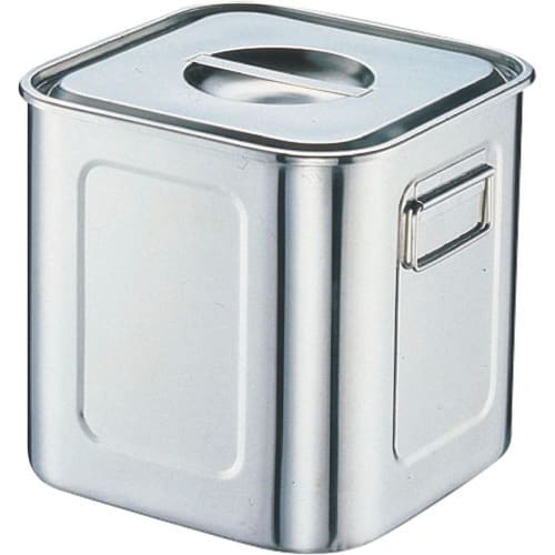 TKG YUKIWA 18−8深型角キッチンポット