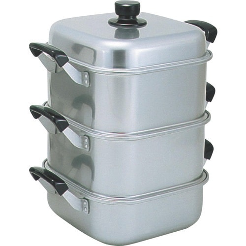 TKG AKAO(アカオ) アルマイト角型蒸器 2