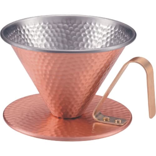 TKG 田辺金具 銅 コーヒードリッパー 槌目入