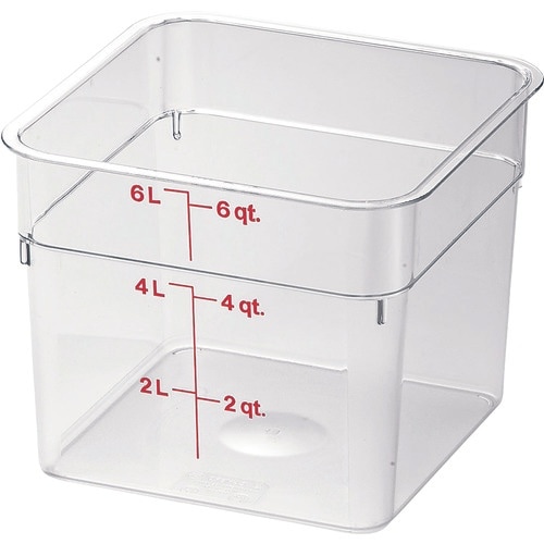 TKG キャンブロ 角型フードコンテナークリアー