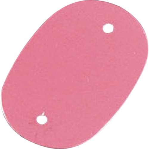 TKG オオイ金属 カラーネームプレート 小判型