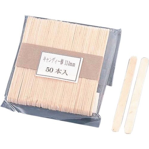 TKG 松尾物産 木製 アイススティック棒(50本