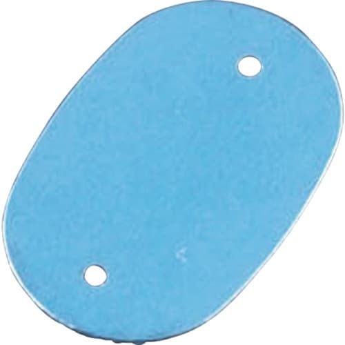 TKG オオイ金属 カラーネームプレート 小判型