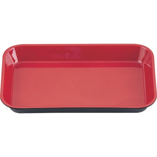 TKG メラミン (小)デリカバット 黒内朱 1−