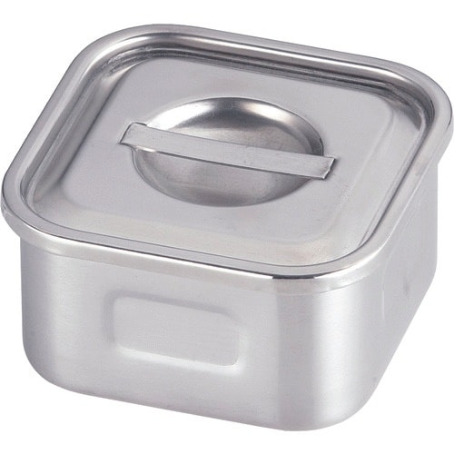 TKG YUKIWA 18−8浅型角キッチンポット