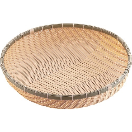 TKG 萬洋 樹脂 身竹丸ざる 深 60号