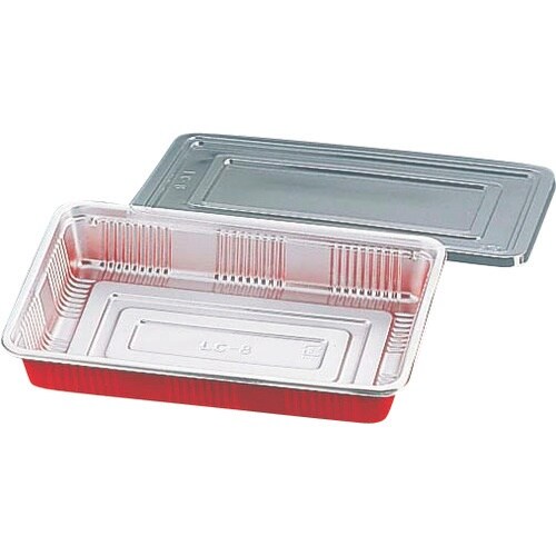 TKG 福助工業 弁当容器 透明蓋付(100セット