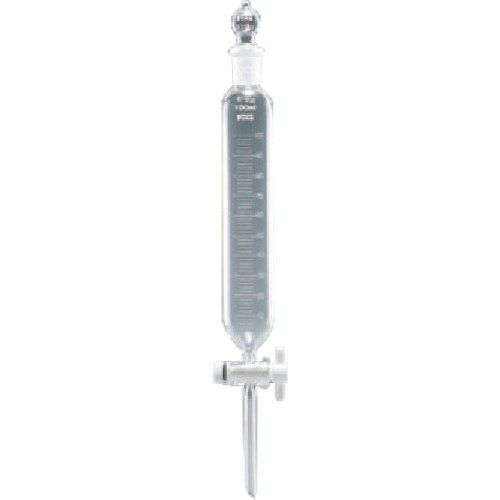 TGK 共通円筒分液ロートTFコック球栓200mL