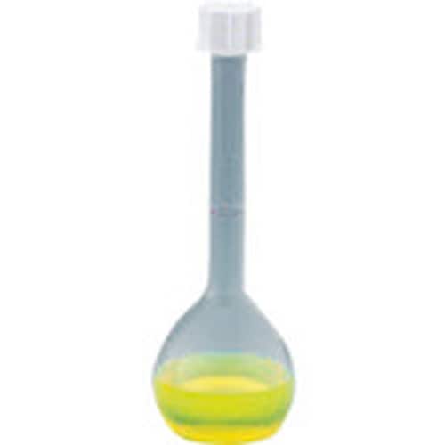 TGK メスフラスコ PMP 500mL ネジ蓋付