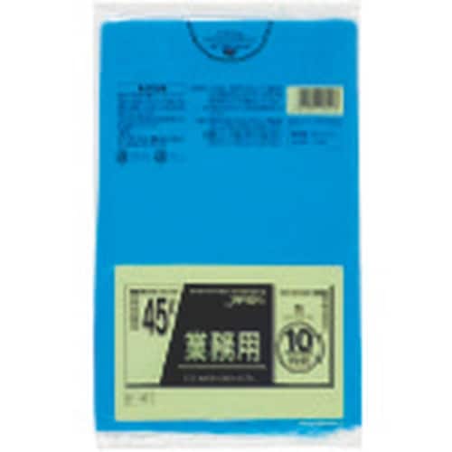 TGK 業務用ポリ袋 45L 青 10枚入