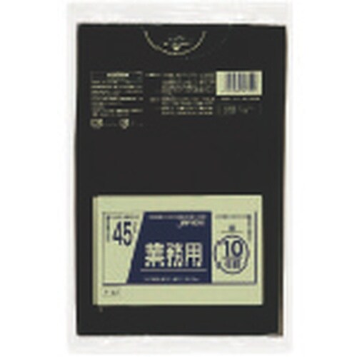 TGK 業務用ポリ袋 45L 黒 10枚入