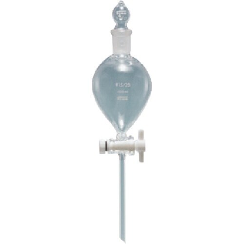 TGK F共通球型分液ロート球栓コック付き50mL