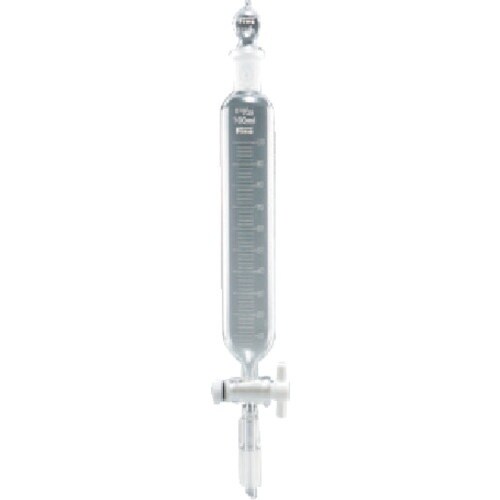 TGK 共通円筒分液ロートTFコック球栓100mL