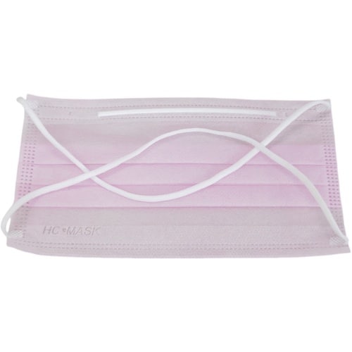 橋本 呼吸がラクマスク ピンク 2層・頭掛け 10