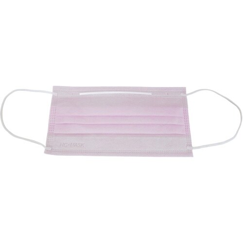 橋本 呼吸がラクマスク ピンク 2層・耳掛け 10