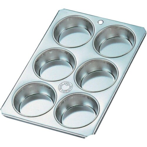 TKG 久保寺 ブリキ Bマフィン型 #7カップ6