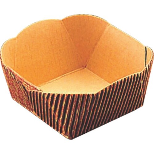 TKG 天満紙器 ベーキングトレー リーフ柄正方型