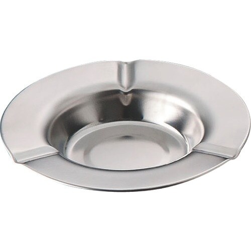 TKG 若林工業 ステン (並)平無地灰皿 大