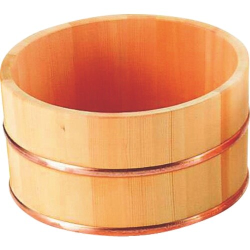 TKG ヤマコー サワラ 湯桶(銅タガ)