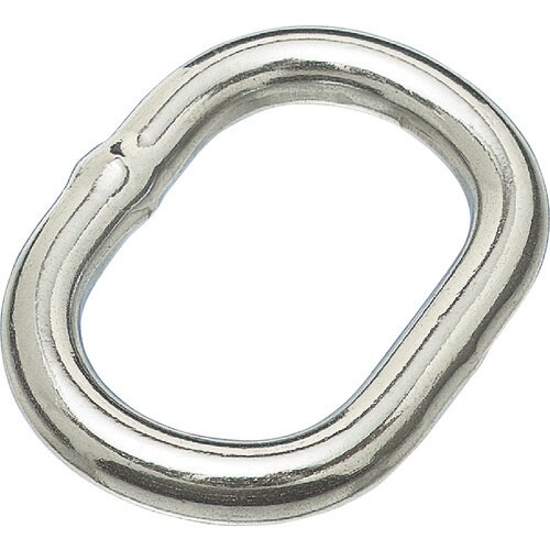 水本 リング ステンレス 楕円リンク 線径19mm