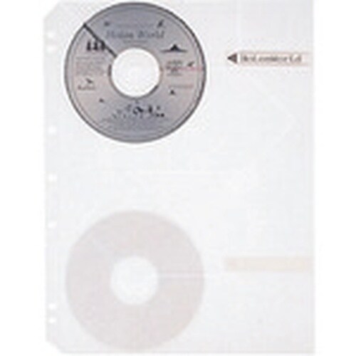 PLUS 94391)CD/DVD追加用替ポケット