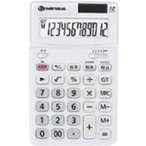 JTX 831093)中型電卓 ホワイト5台 K0