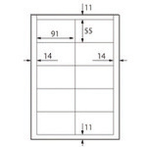 PLUS 46588)いつものカード 片面100シ