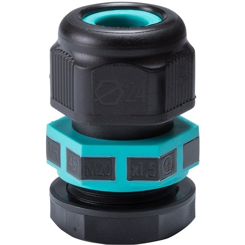 タカチ シームレス型ケーブルグランド ブラック/グ