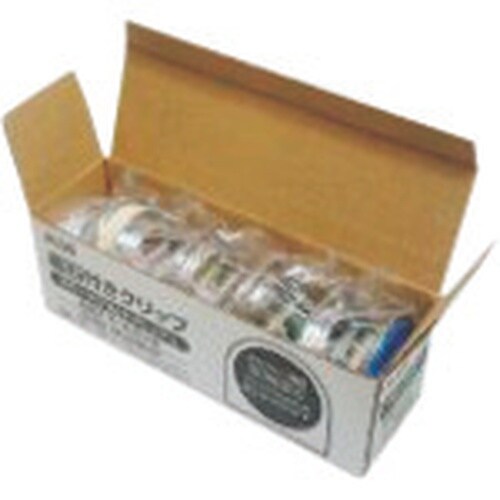 PLUS 80548)カラ−マグネットクリップ5色