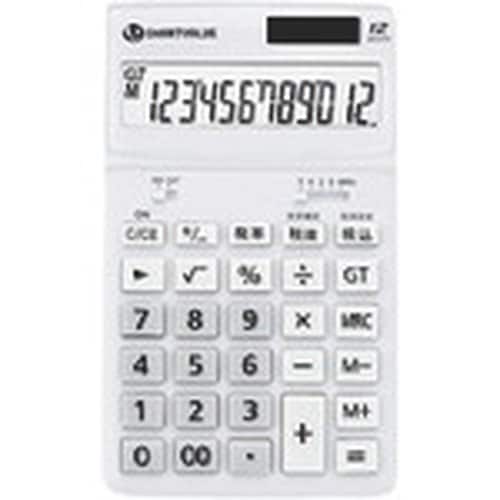 JTX 830028)小型電卓 ホワイト K072