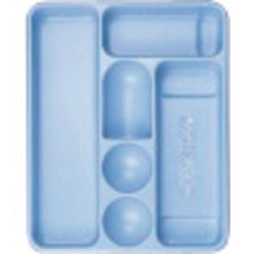 PLUS 63814)デスクトレー M ブルー