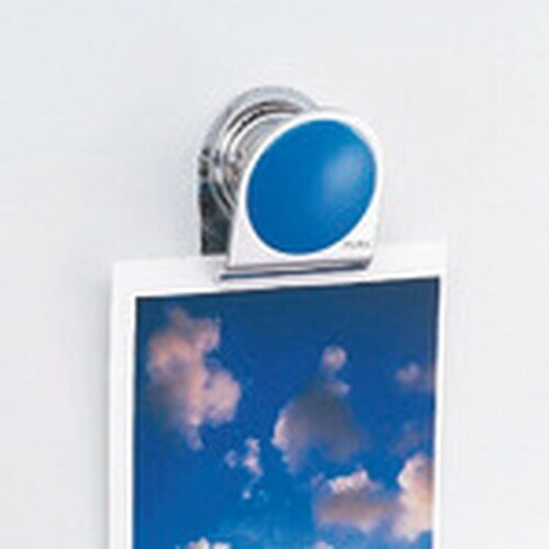 PLUS 80549)カラーマグネットクリップ5色