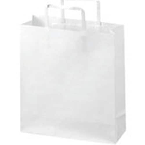 JTX 354358)手提袋 平紐 白 小 300