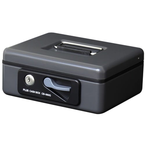 PLUS 12860)小型手提金庫 CB−060G