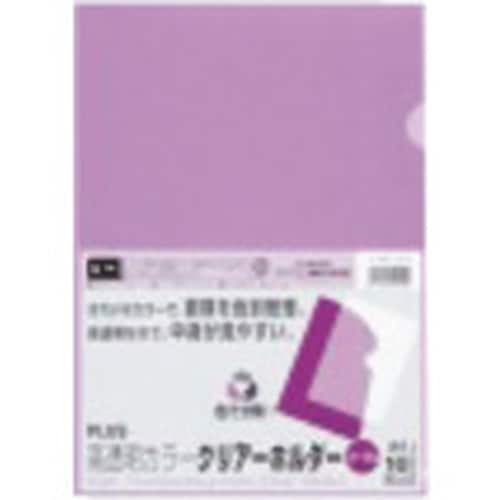 PLUS 80165高透明カラーCホルダ10P P