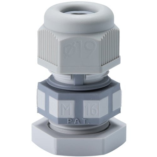 タカチ シームレス型ケーブルグランド ライトグレー