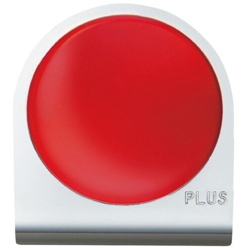 PLUS 80564)カラーマグネットクリップ 大