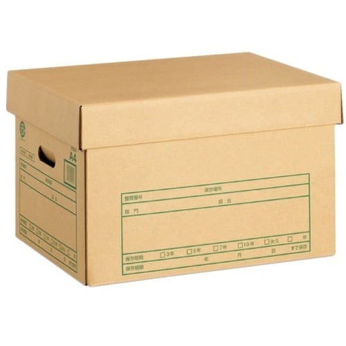 PLUS 868574)文書保存箱フタ式 DN−3