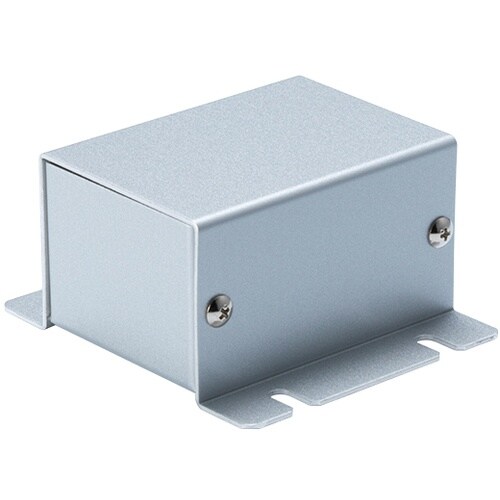 タカチ フランジ足付アルミケース メタリックシルバ